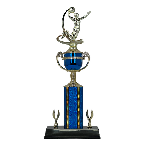 Trofeo de Tubo con Figura Serie 442 de Baloncesto